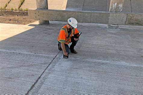 non destructive testing concrete slab thickness|concrete thickness gauge test.